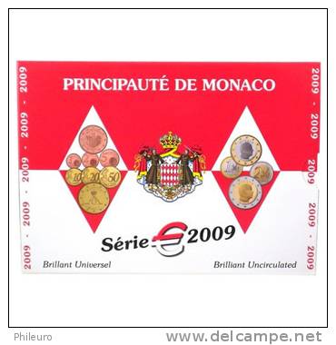 Monaco 2009 : Série BU Des 8 Pièces (en Coffret Scellé) - DISPONIBLE EN FRANCE - Mónaco