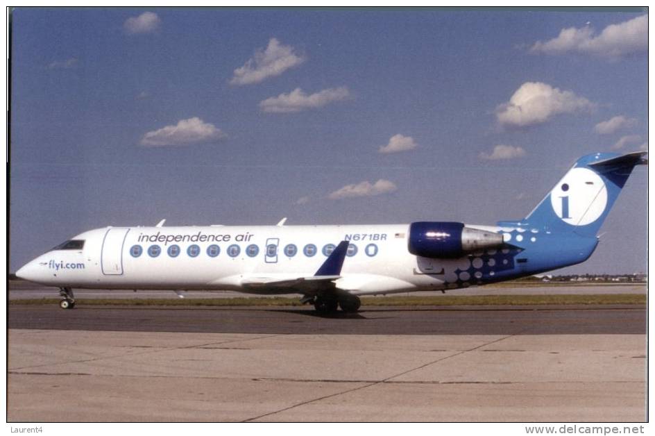 (avi 86) - Avion - Airplane - CRJ 200ER - Independence Air - 1946-....: Moderne