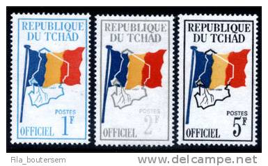 Tsjaad - Tchad : 01-01-1966 (MNH) : Mich : SERV 1-3  Yv : SERV 1-3 - Chad (1960-...)
