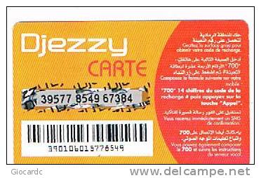 ALGERIA - DJEZZY (RECHARGE GSM)  -  LA VIE 1200  - USED   RIF. 241 - Argelia