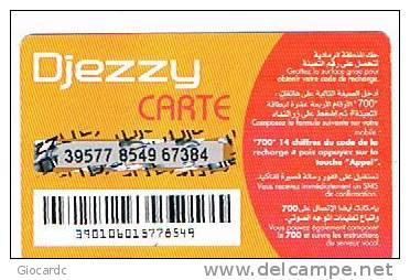 ALGERIA - DJEZZY (RECHARGE GSM)  -  LA VIE 1200  - USED   RIF. 241 - Algerije