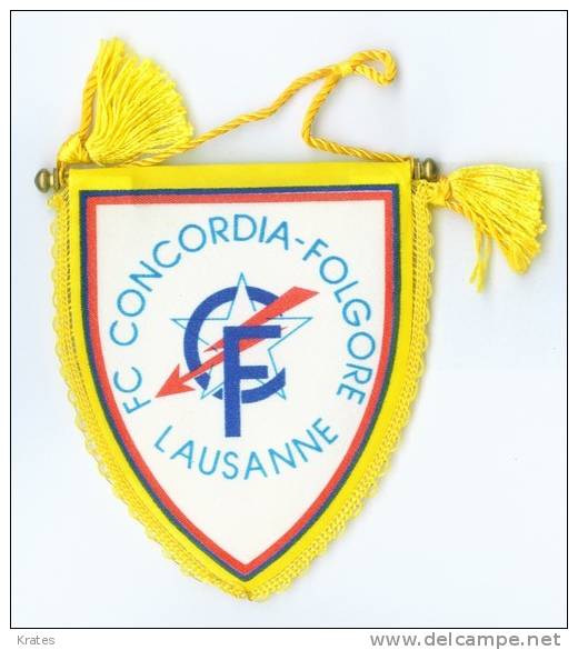 Sports Flags - Soccer, Schwitzerland, FC Concordia - Lausanne - Habillement, Souvenirs & Autres