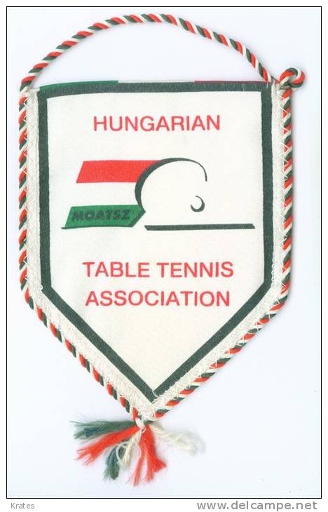 Sports Flags - Hungarian Table Tennis Association - Abbigliamento, Souvenirs & Varie