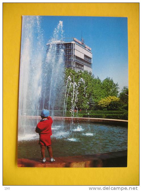 AEROFLOT SOVIET AIRLINES:ALMA-ATA;FOUNTAIN - Kazachstan