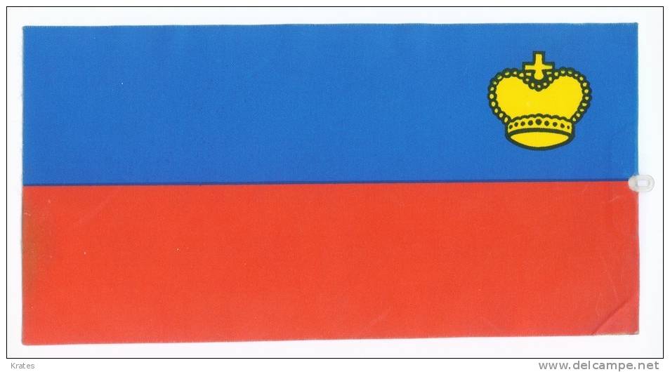 Flag -  Liechtenstein - Uniformes Recordatorios & Misc