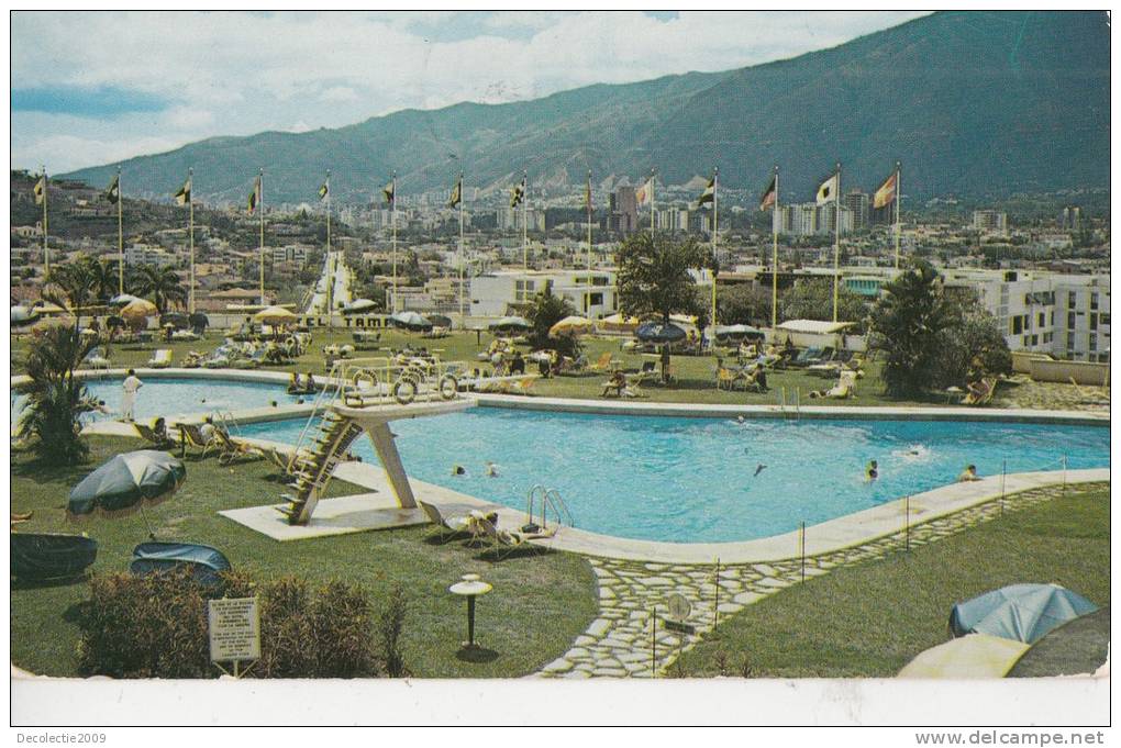 ZS7523 Caracas Piscina Del Hotel Tamanaco Used Good Shape - Venezuela