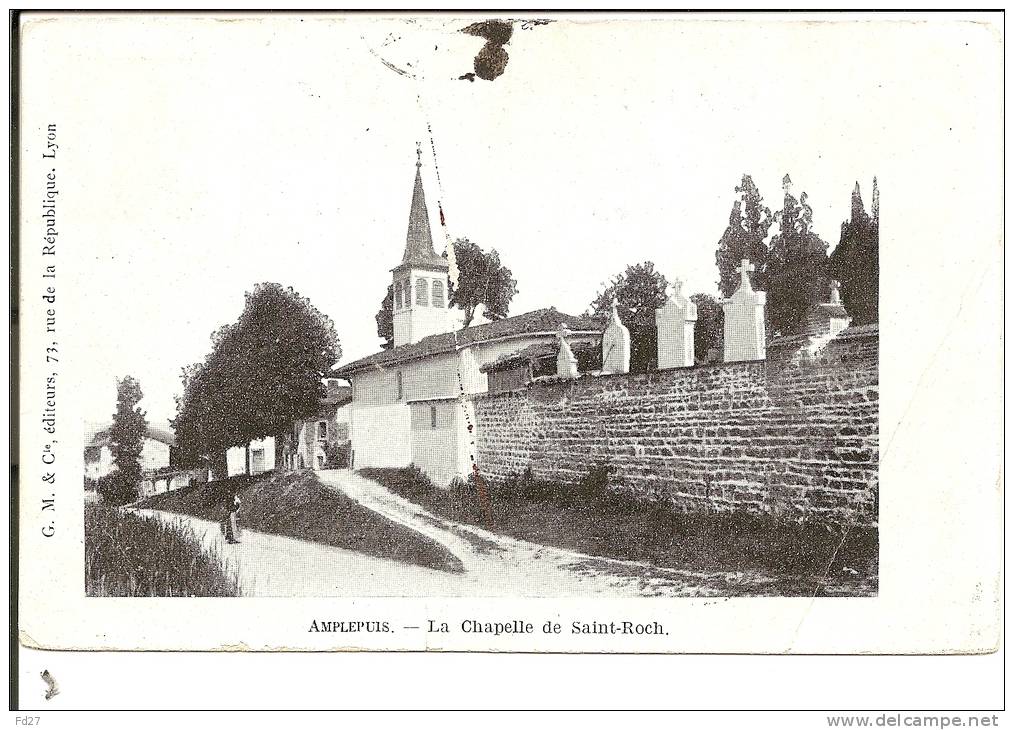 N°613 - Ampleluis - La Chapelle De St-Roch - Amplepuis