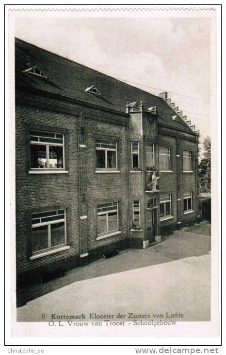 Kortemark Klooster Der Zusters Van Liefde, O.L.V. Van Troost, Schoolgebouw (pk3119) - Kortemark