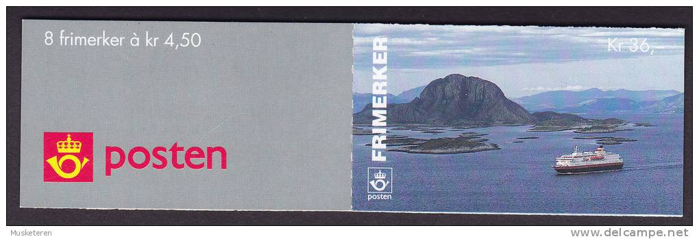 Norway 1995 Mi. 1177 X Markenheftchen Booklet (2x4) NORDEN Tourismus MNH** (2 Scans) - Carnets