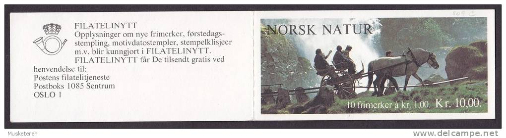 Norway 1977 Mi. 795 Markenheftchen Booklet (2x5) Norsk Natur Landschaft MNH** (2 Scans) - Carnets