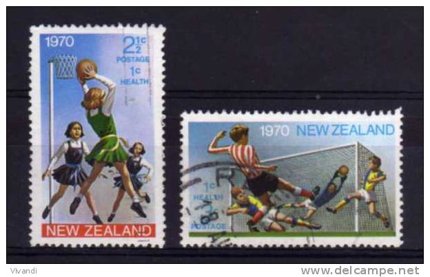 New Zealand - 1970 - Health Stamps/Sports - Used - Gebraucht