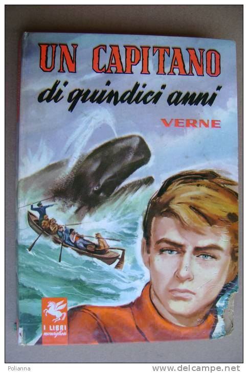 PAX/9 Verne UN CAPITANO DI 15 ANNI  "I Libri Meravigliosi" Salani 1957 Ill.Ugolini - Antiguos