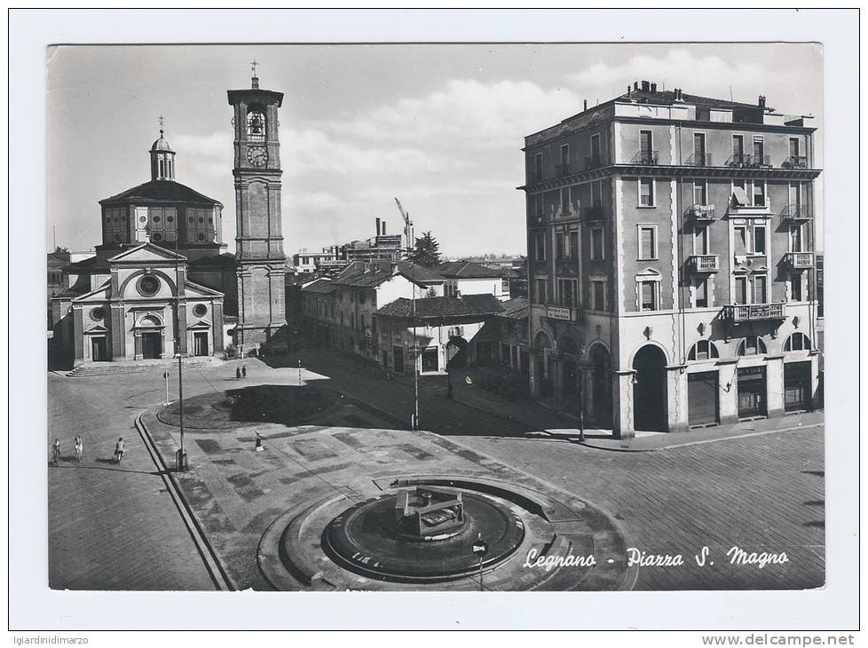 LEGNANO (MI) - Piazza S. Magno - ANIMATA - Viaggiata - In Buone Condizioni. - Legnano