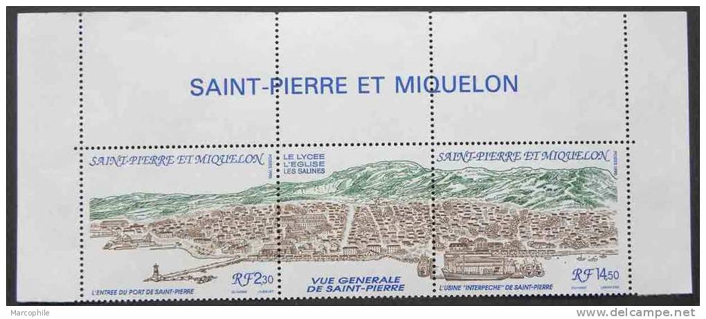 SAINT PIERRE & MIQUELON / 1990 TRIPTYQUE # 530A ** AU PRIX DE LA POSTE  (ref 1963) - Unused Stamps