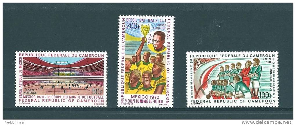 Cameroun: PA 165/ 167 ** - 1970 – Mexico