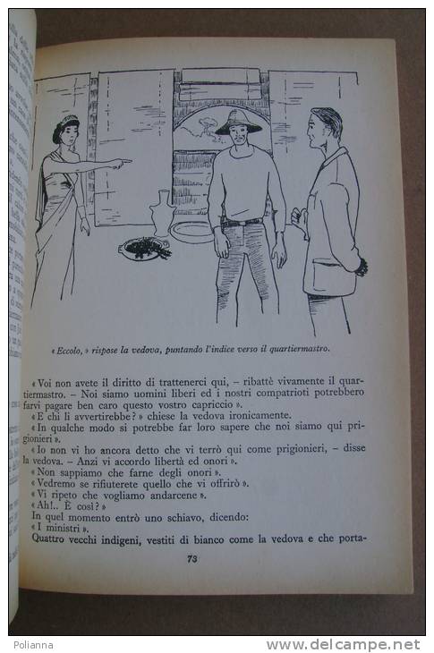 PAX/33 Collana Dell´Orso : Salgari LA PERLA SANGUINOSA Vallardi 1964 / Palombari. Illustrazioni Di Mario Erba - Actie En Avontuur