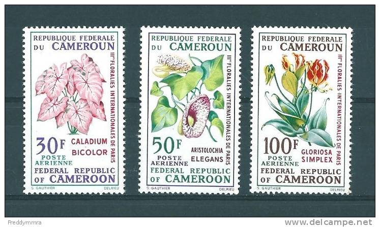 Cameroun: PA 130/ 132 **  Fleurs - Cameroun (1960-...)