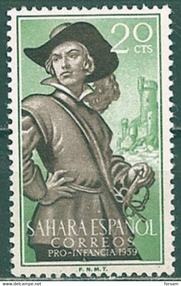 SPANISH SAHARA..1959..Michel # 189...MNH. - Spanische Sahara