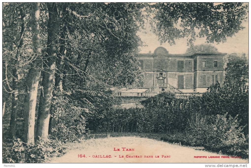 GAILLAC - Le Château Dans Le Parc - Gaillac