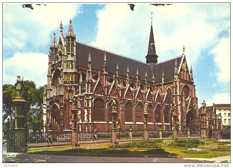 Bruxelles Eglise Notre-Dame Du Sablon - Transport Urbain Souterrain