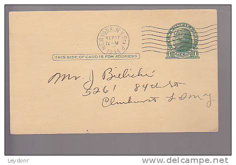 Thomas Jefferson - Postal Card - New York, N.Y. Sta. P 1934 - 1921-40