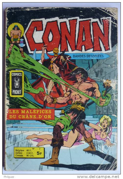 RARE PETIT FORMAT CONAN 07 AREDIT - Conan