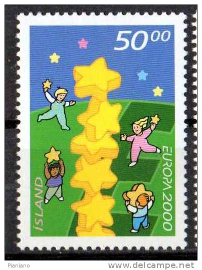 PIA  -  ISLANDE  -  2000  : EUROPA    (Yv   890 ) - Unused Stamps