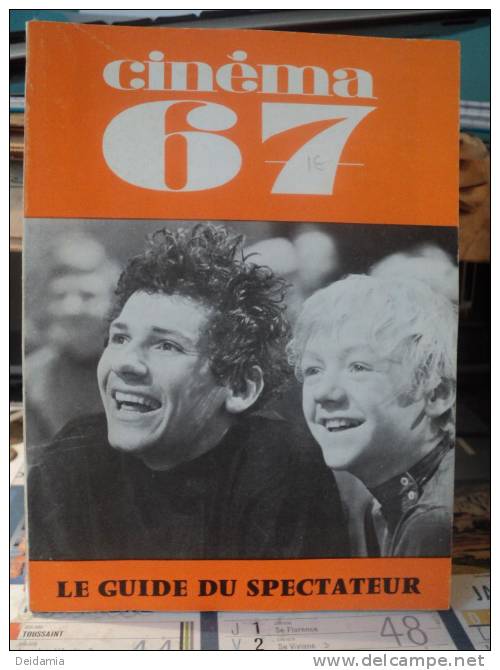 LE GUIDE DU SPECTATEUR N°119. CINEMA 1967. BE - Film/ Televisie