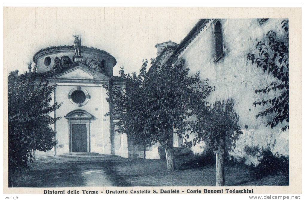 CPA - DISTORNI DELLE TERME - ORATORIO CASTELLO S. DANIELE -  ABANO TERME - CONTE BONOMI TEDESCHINI  - 4-7502 - P. R. M. - Altri & Non Classificati