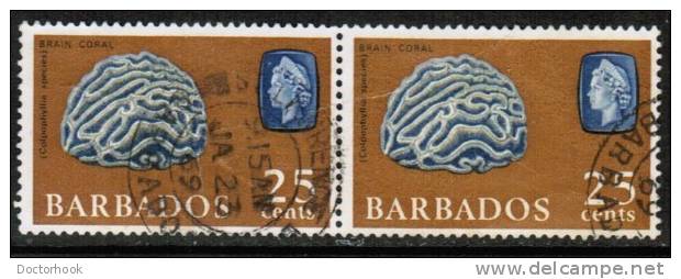 BARBADOS   Scott #  276  VF USED Pair - Barbades (...-1966)