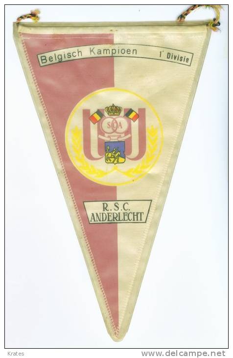 Sports Flags - Soccer, Belgie, RSC Anderlecht - Bekleidung, Souvenirs Und Sonstige