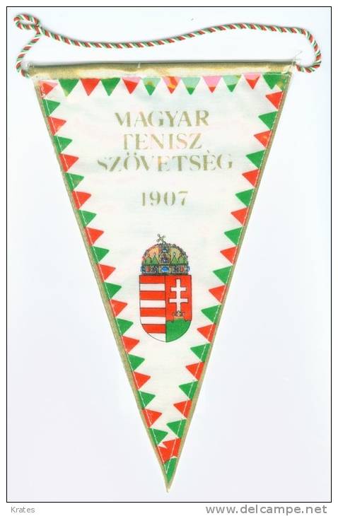 Sports Flags - Hungarian Tennis Association - Bekleidung, Souvenirs Und Sonstige