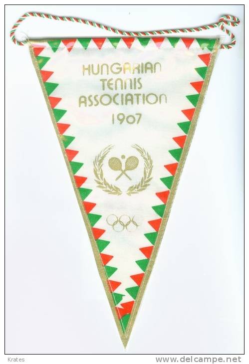 Sports Flags - Hungarian Tennis Association - Bekleidung, Souvenirs Und Sonstige