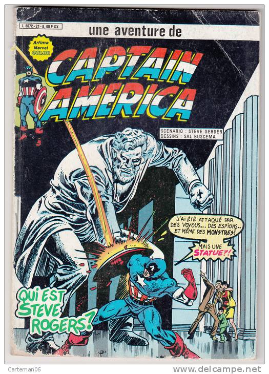 BD - Captain América - Qui Est Steve Rogers ? - N° 21 - 1983 - Captain America