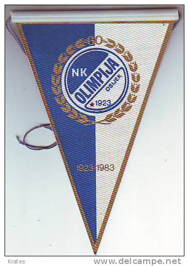 Sports Flags - Soccer, Croatia, NK  Olimpija - Osijek - Bekleidung, Souvenirs Und Sonstige