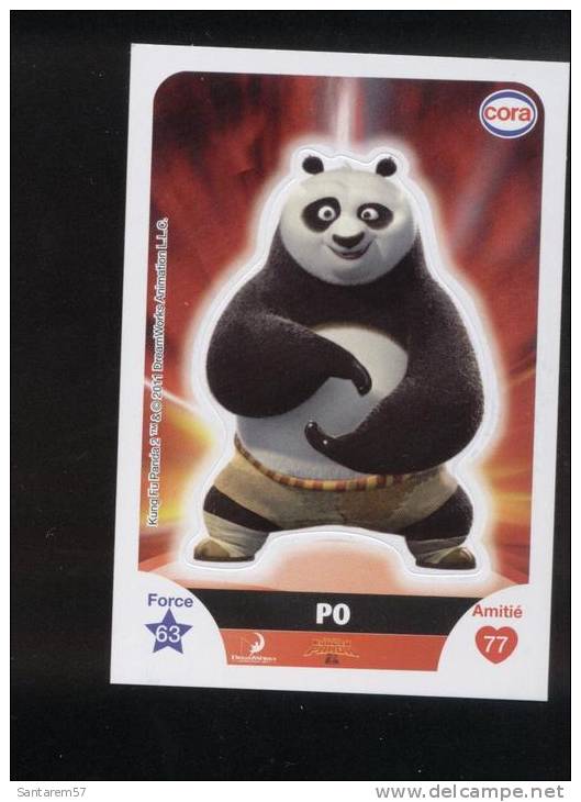 Carte à Collectionner Le Collector CORA PO KUNG FU PANDA 2 N° 58 / 112 Dreamworks - Altri & Non Classificati