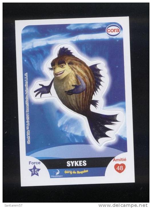 Carte à Collectionner Le Collector CORA SYKES GANG DE REQUINS N° 87 / 112 Dreamworks - Other & Unclassified