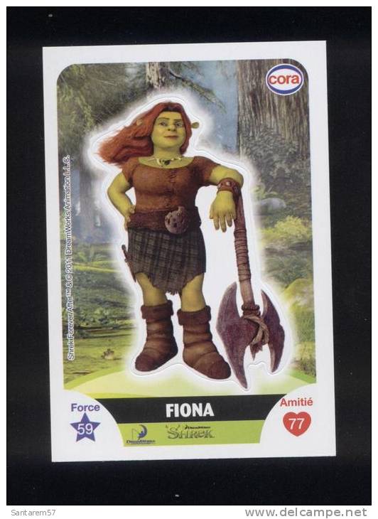 Carte à Collectionner Le Collector CORA Fiona SHREK N° 109 / 112 Dreamworks - Other & Unclassified