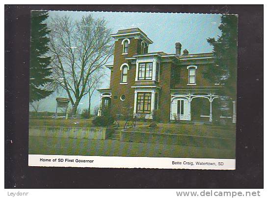 Home Of SD First Governor, Bette Craig, Watertown, South Dakota - Watertown