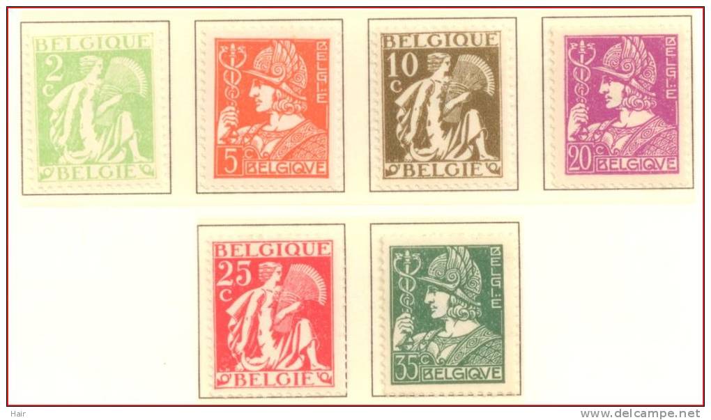 Belgique 335/40 * - 1932 Cérès Et Mercure