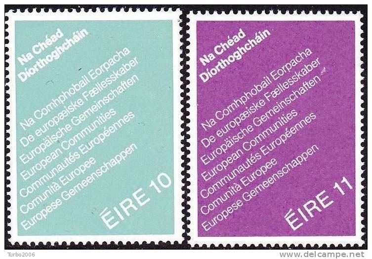 IRELAND EIRE 1978 European Parliament Elections MNH Set  Y&T 396 / 397 - Ungebraucht