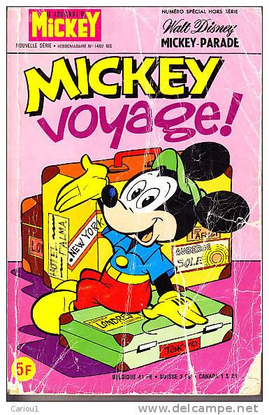 C1 Disney MICKEY PARADE 1407 Bis 1979 MICKEY VOYAGE - Mickey Parade
