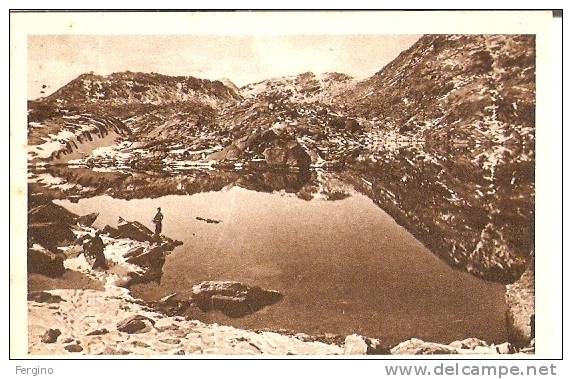 172/FP/11 - ALPINISMO - VALLI DI LANZO (TORINO) - Gran Lago D'Unghiasse - Autres & Non Classés