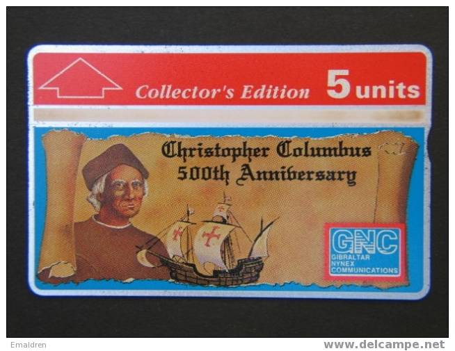 Gibraltar: Chr. Colombus 5 U.  (nieuw - Neuf - Mint) - Gibilterra