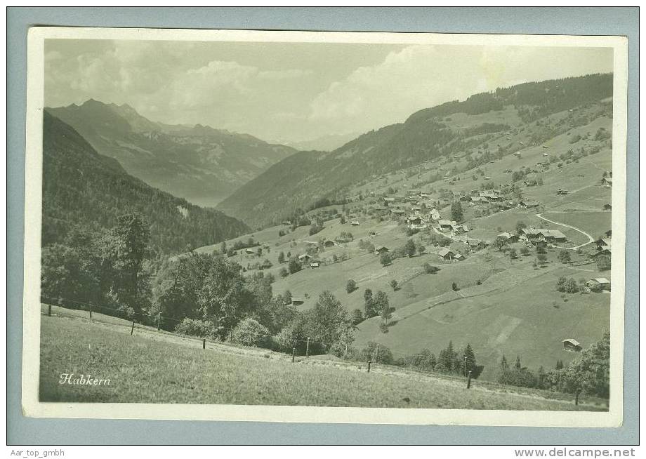 BE HABKERN B. INTERLAKEN 1934-09-24 Foto Schild-Bichsel #1629 - Habkern