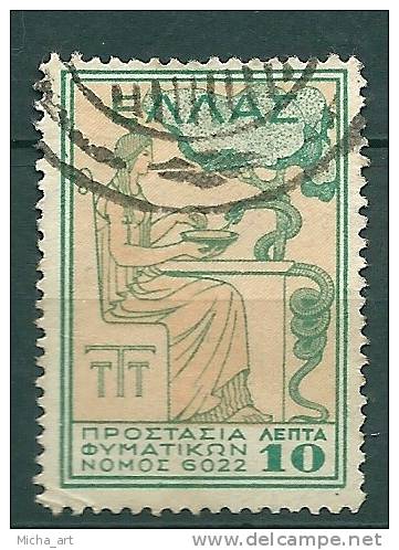Greece 1935 Charity - Postal Staff Anti-Tuberculosis Fund 10 Lepta With ELLAS V11753 - Charity Issues