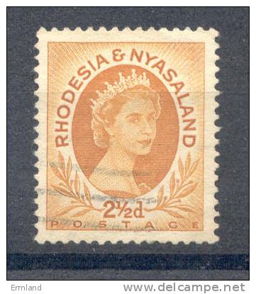Rhodesia & Nyasaland 1954 - Michel Nr. 4 O - Rhodesia & Nyasaland (1954-1963)