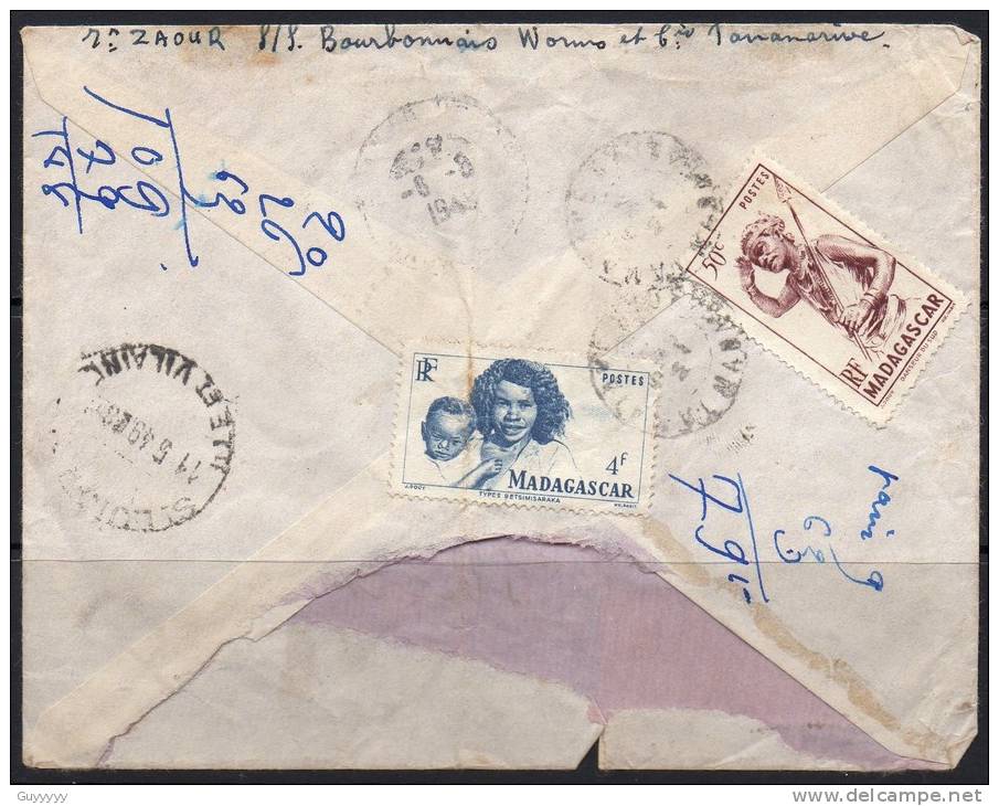 Madagascar - Lettre - 1949 - Lettres & Documents