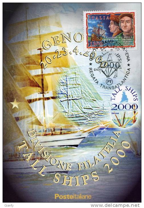 GENOVA TALL SHIP 2000  ANNULLO SPECIALE - Demonstrations