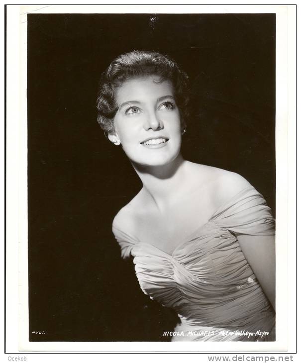 Foto  - Ciné Cinema Star Nicola Michaels - MGM 1958 - Beta Tapes